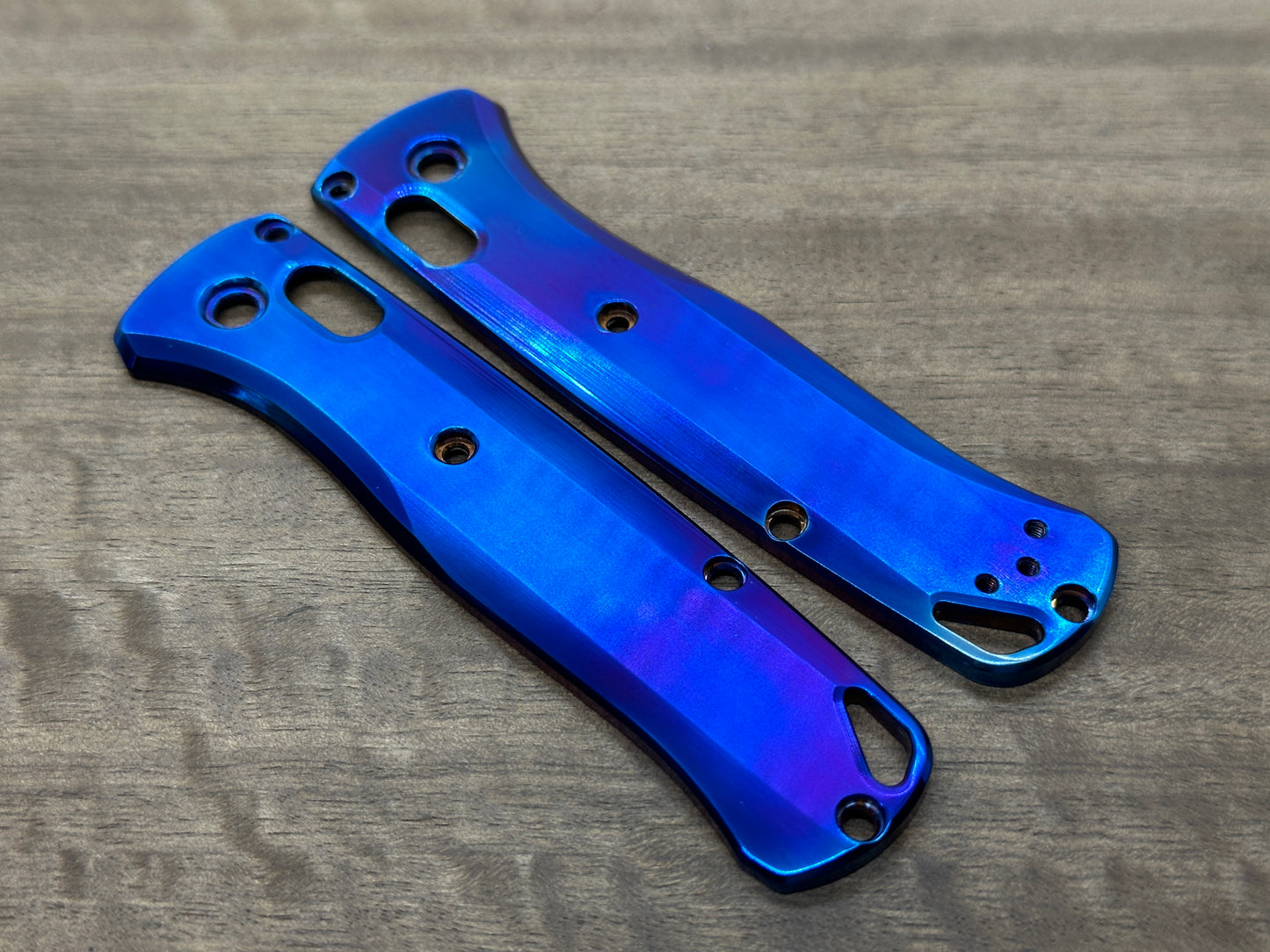 POLISHED Flamed Titanium Scales for Benchmade Bugout 535