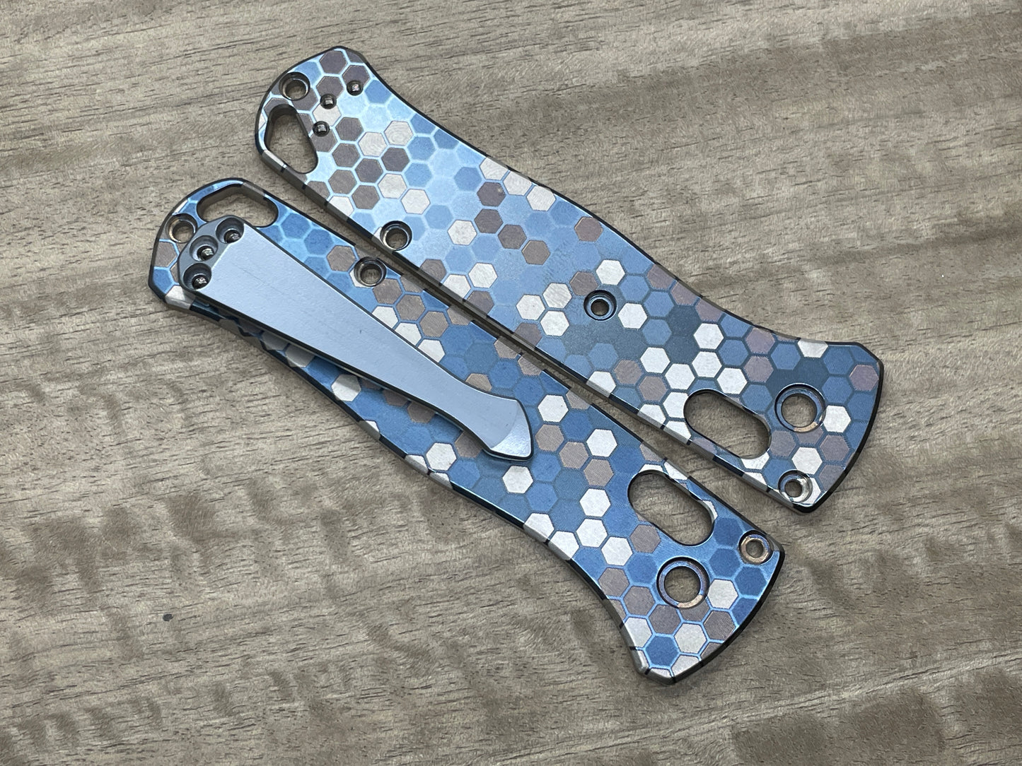 Brushed Dark-Ti SPIDY Titanium CLIP for Benchmade