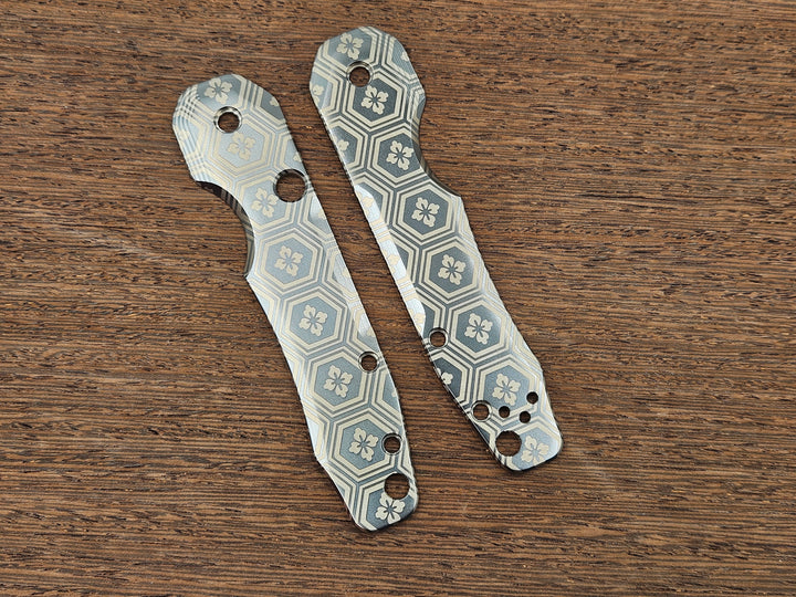 CLR Spyderco Smock<br>Titanium Standard Sakura