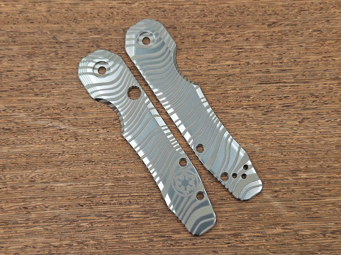 CLR Spyderco Smock 2.0<br>Titanium Standard Beskar Black