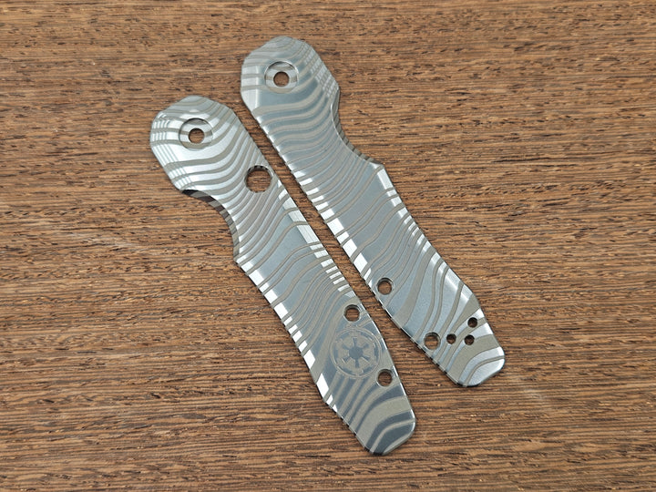 CLR Spyderco Smock 2.0<br>Titanium Standard Beskar Black