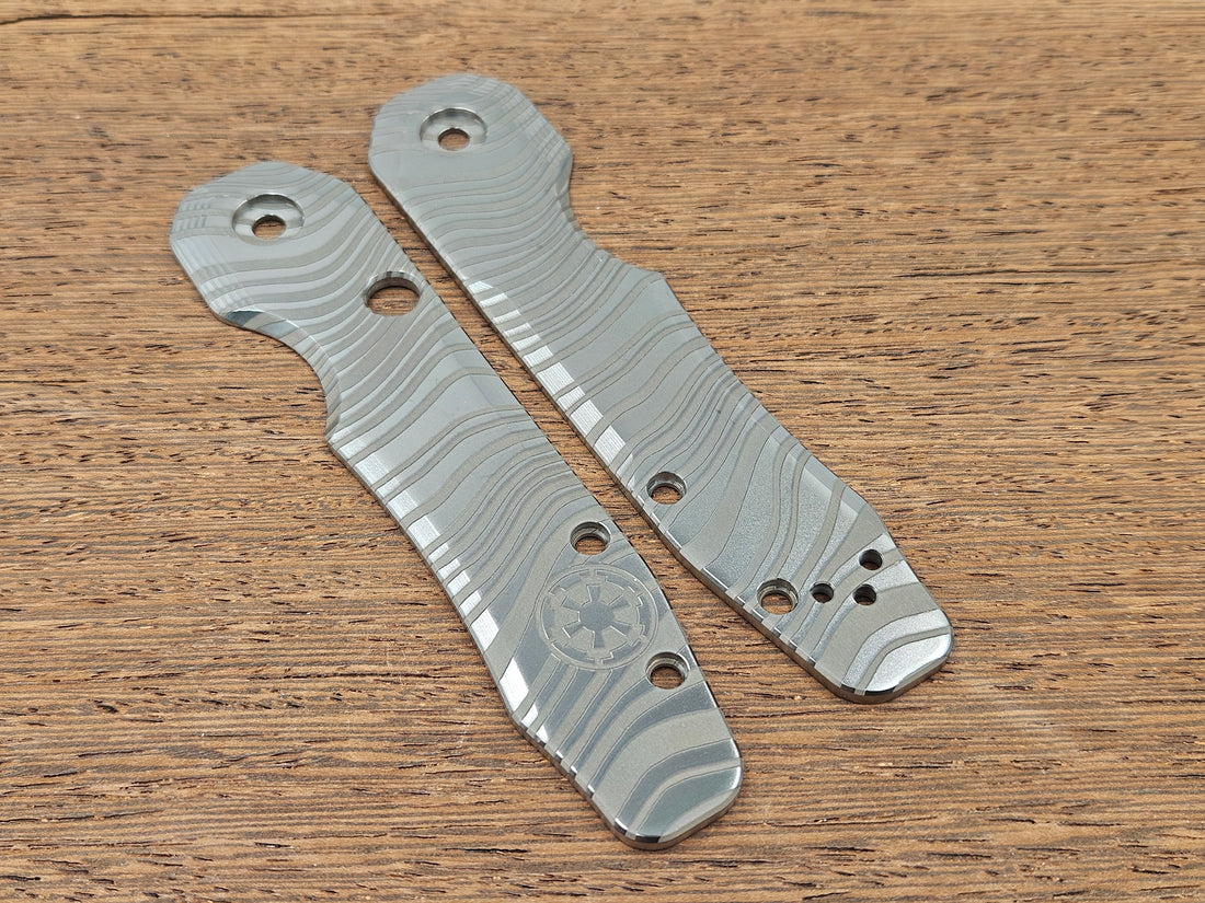 CLR Spyderco Smock 2.0<br>Titanium Standard Beskar Black