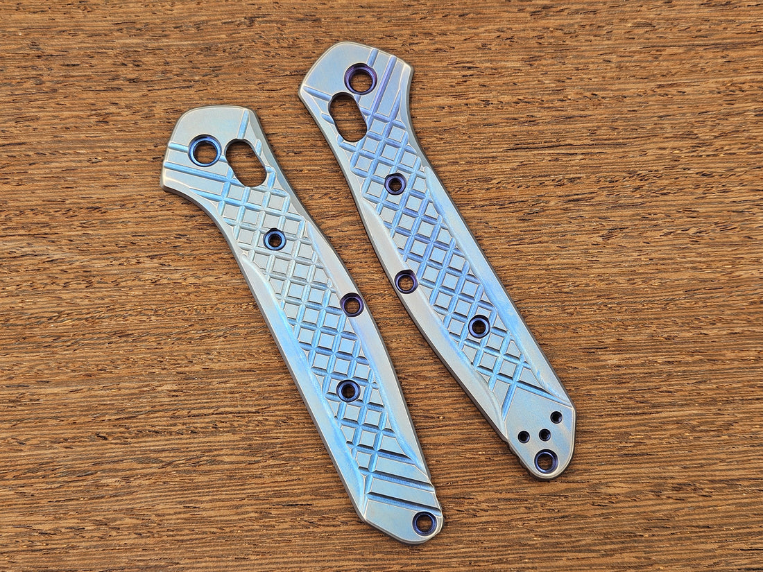 CLR Benchmade 940 Osborne<br>Titanium Frag Blue ano