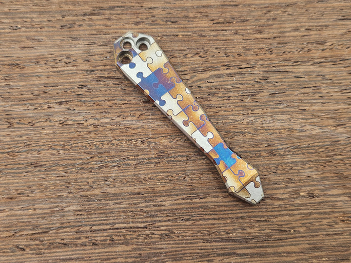 CLR Clip Spyderco Models<br>Titanium Standard - Diamond Tip Puzzle