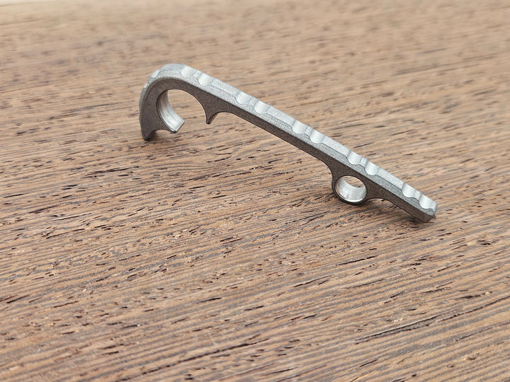 CLR Spyderco Paramilitary 2<br>Titanium Backspacer Stone Washed