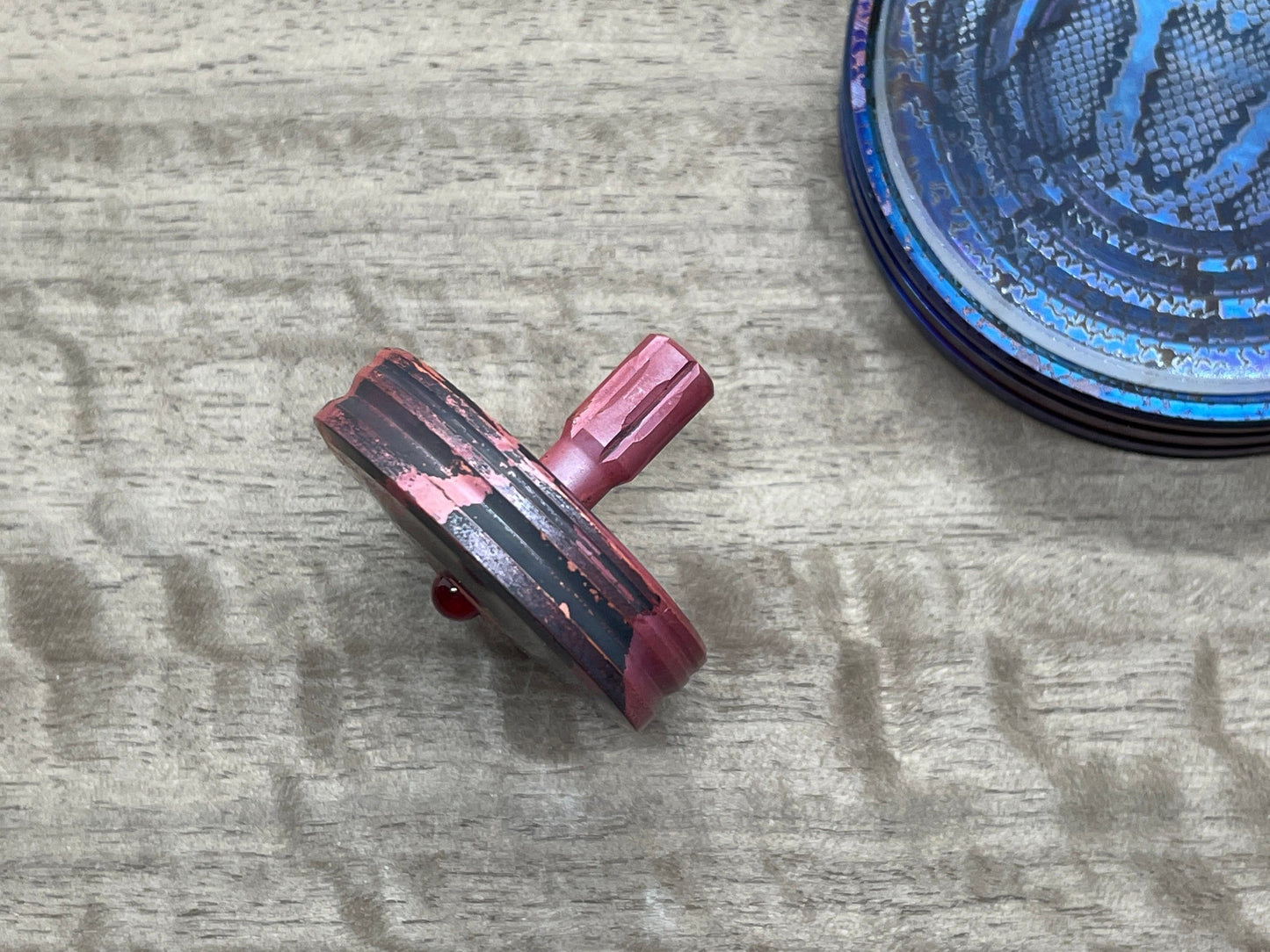 Grooved SHIPWRECK Copper PERFORMER Spinning Top