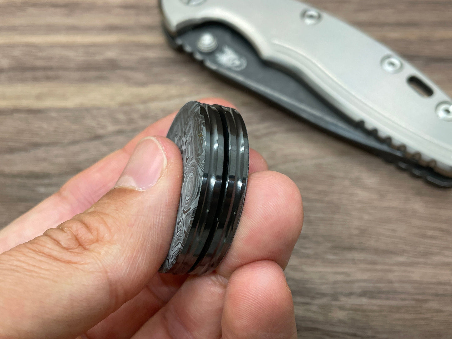 Black Zirconium MYSTERY HAPTIC Coins CLICKY Haptic Slider Fidget