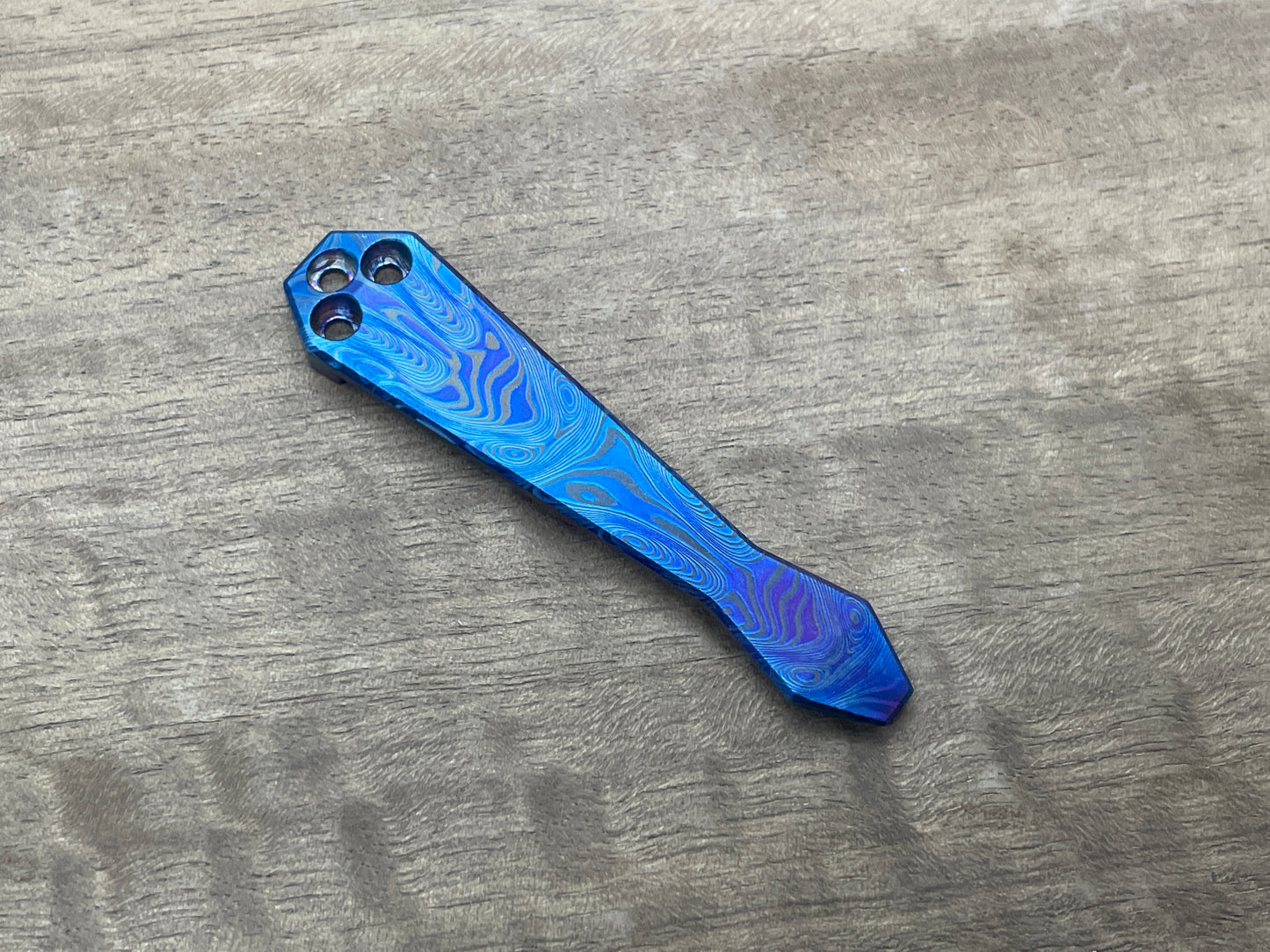 Dama FISH Flamed Dmd Titanium CLIP for most Spyderco models