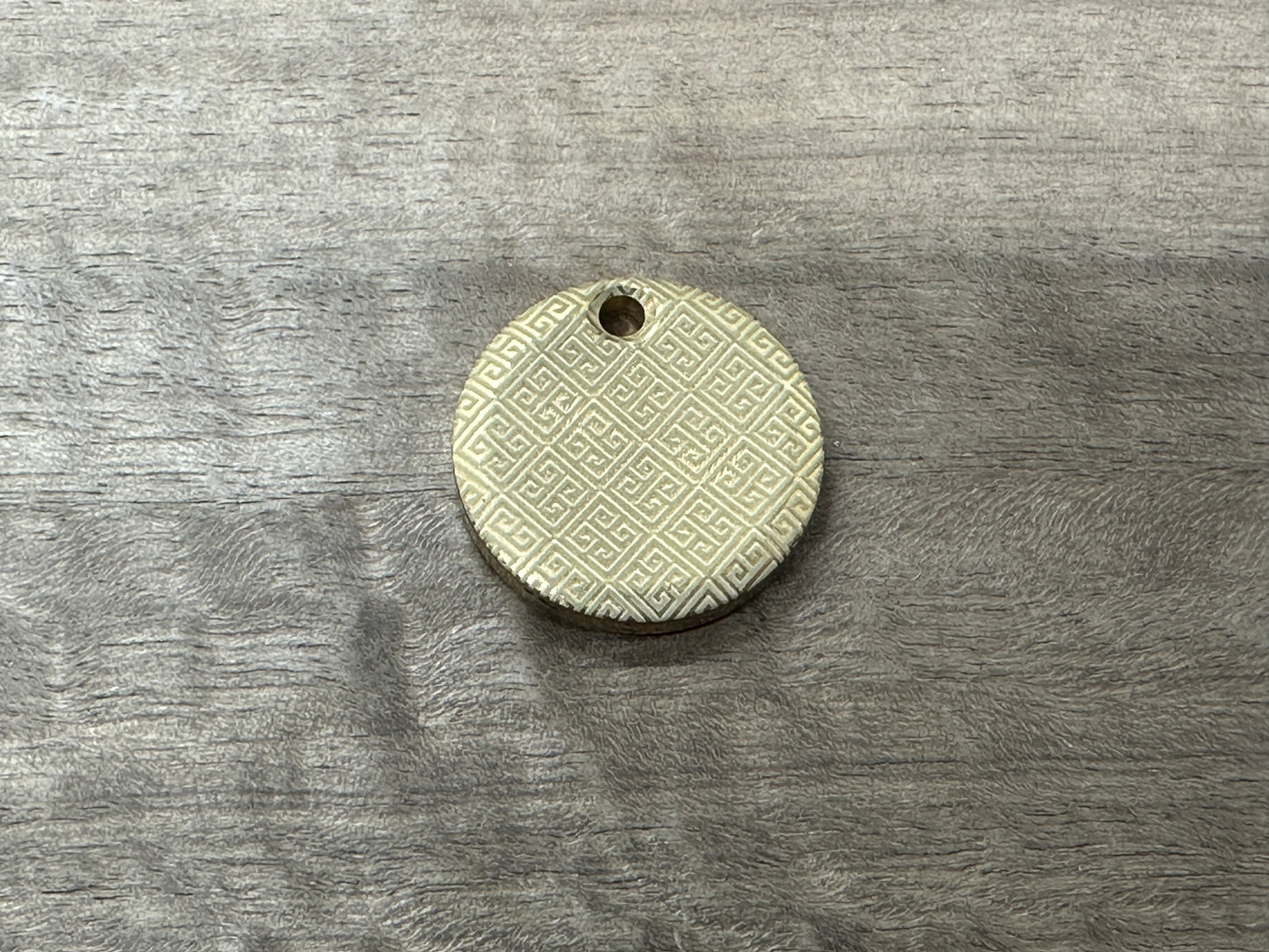 The OWL engraved Brass PENDANT Keychain