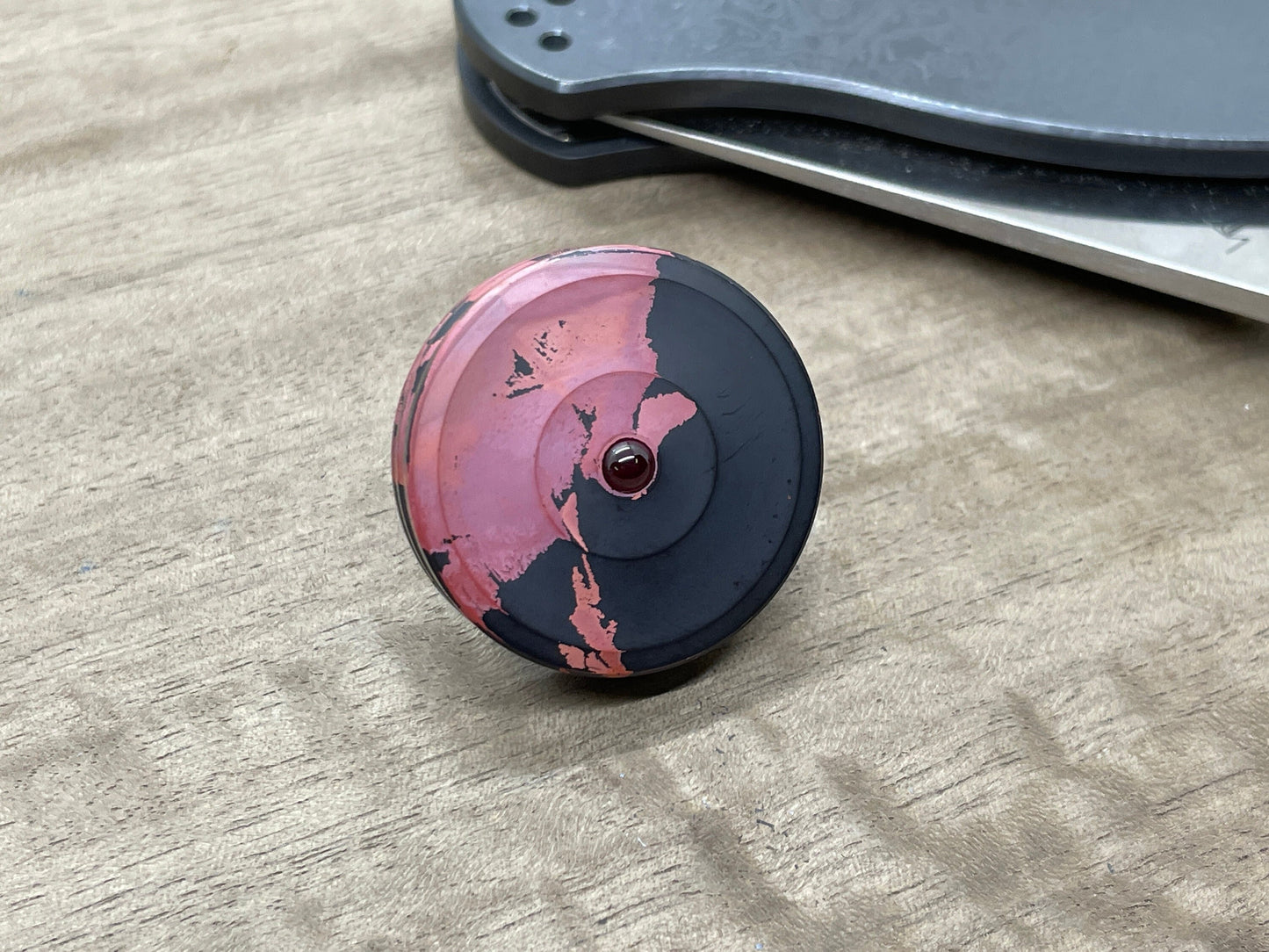 Grooved SHIPWRECK Copper PERFORMER Spinning Top