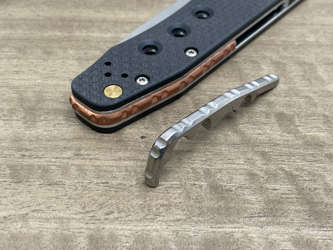 Titanium Gear BACKSPACER for Spyderco Smock MetonBoss