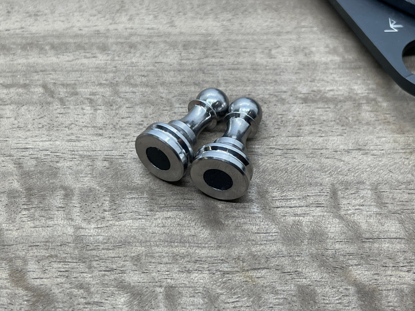 Flamed Greek Ascoloy Haptic-PAWN Haptic Slider Chess Pawn fidget