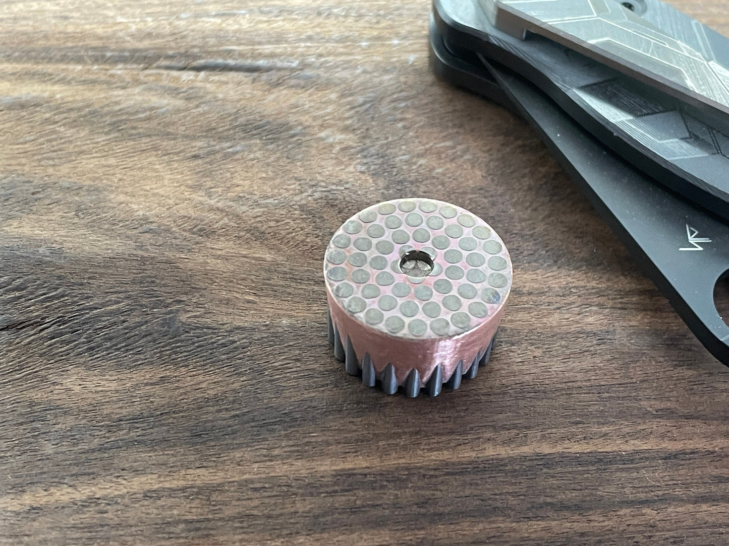 Deep etched Superconductor Spinning Top DOCK Sphere Dock EveryDay Carry EDC Custom MetonBoss Best friend gift CNC Gift ideas Christmas gift