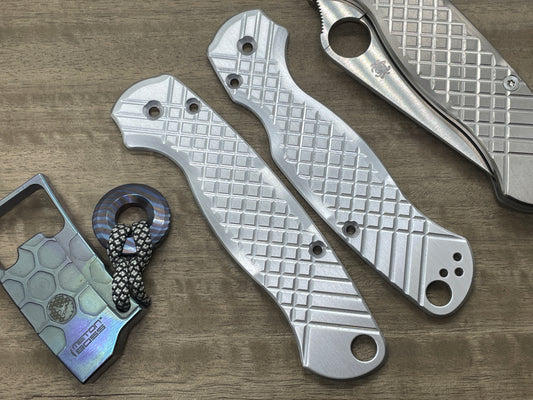 Redesigned FRAG milled Aerospace Aluminum scales for Spyderco Paramilitary 2 PM2
