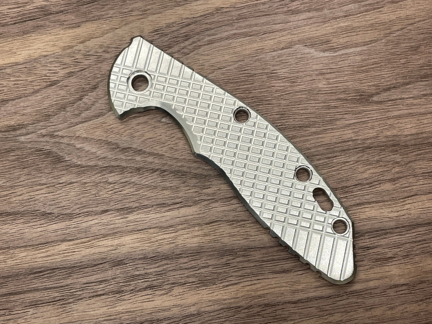 Stone Washed FRAG Cnc milled Titanium scale for XM-18 3.5 HINDERER