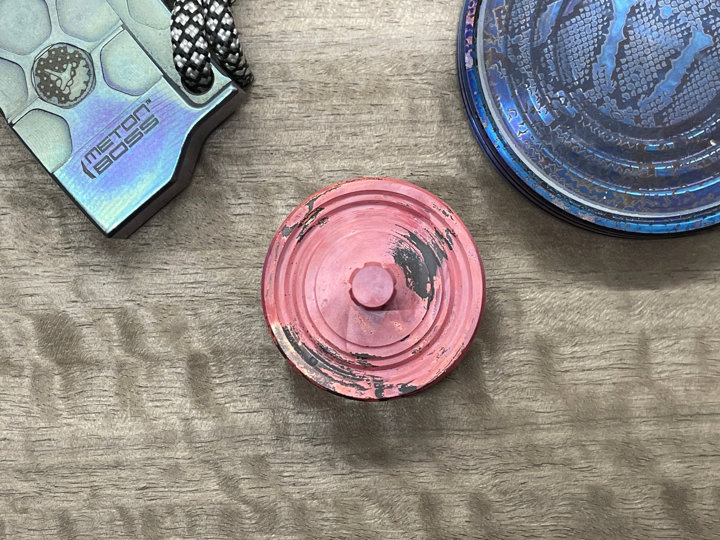 Grooved SHIPWRECK Copper PERFORMER Spinning Top