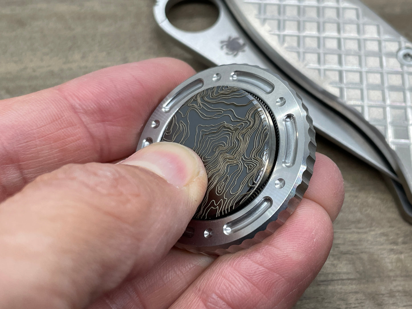 TOPO Black Stainless Steel Coin for Billetspin GAMBIT