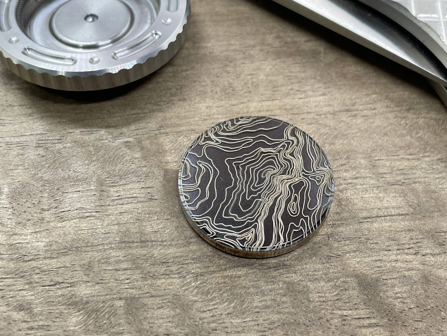 TOPO Black Stainless Steel Coin for Billetspin GAMBIT