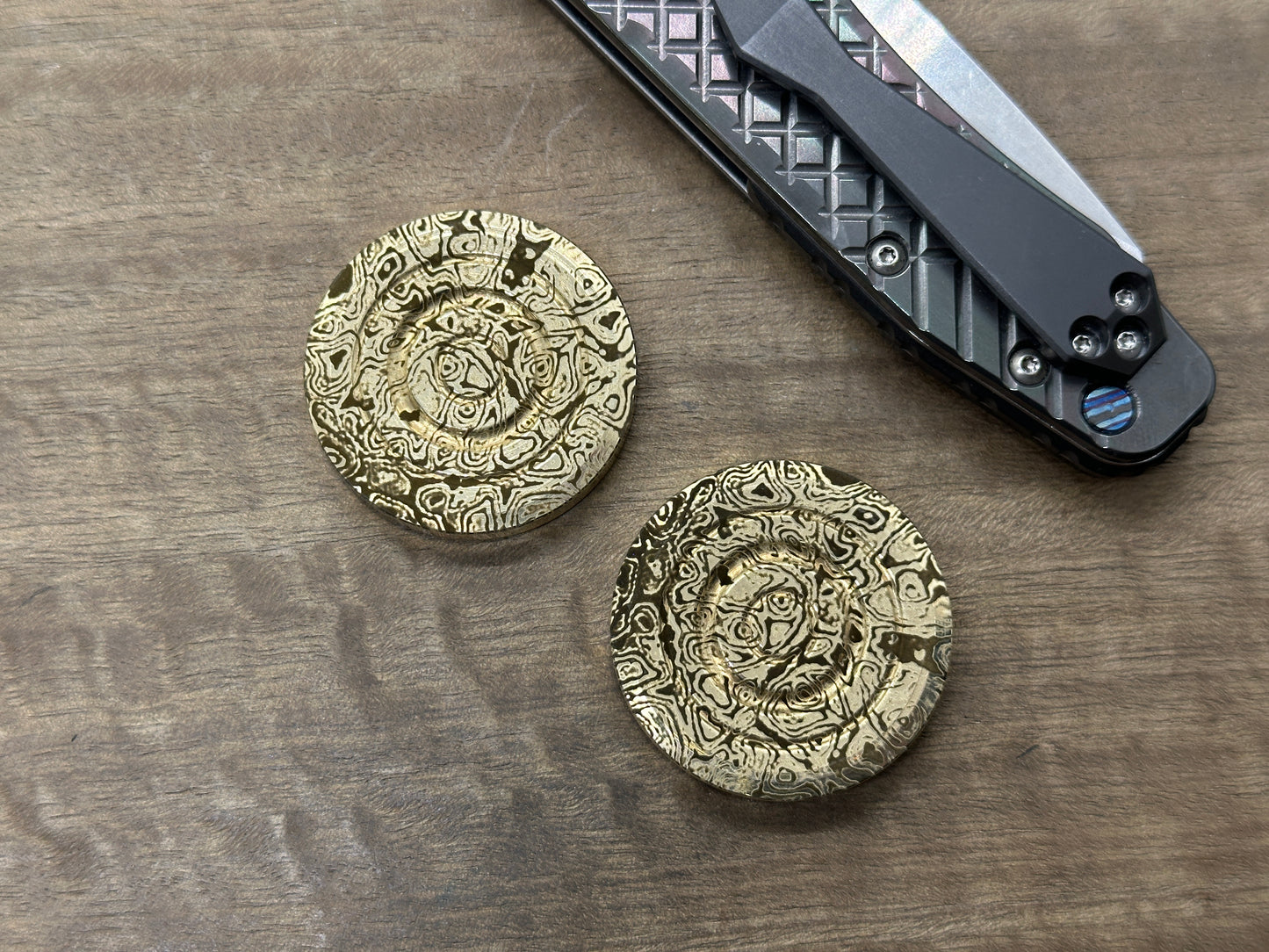 ALIEN ORBITER HAPTIC Coins Brass Haptic Coins Fidget
