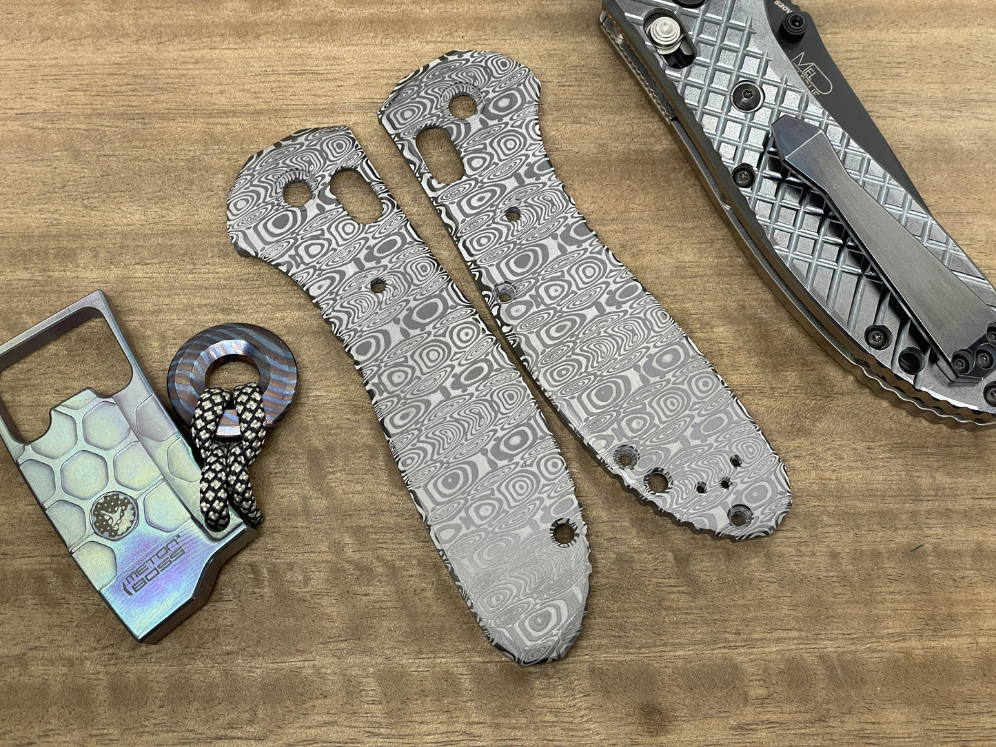 Dama LADDER Zirconium Scales for Benchmade GRIPTILIAN 551 & 550