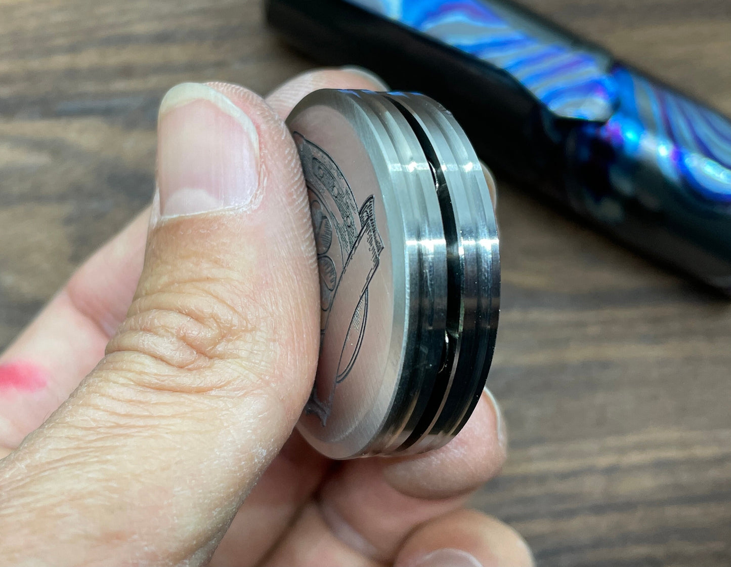 LUCKY HAPTIC Coins CLICKY Stainless Steel Fidget toys
