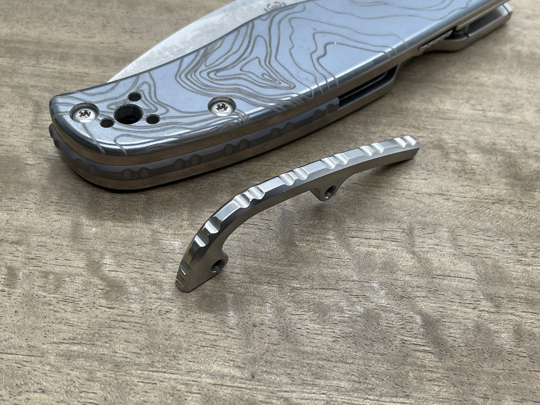 Titanium Gear BACKSPACER for Spyderco SHAMAN MetonBoss