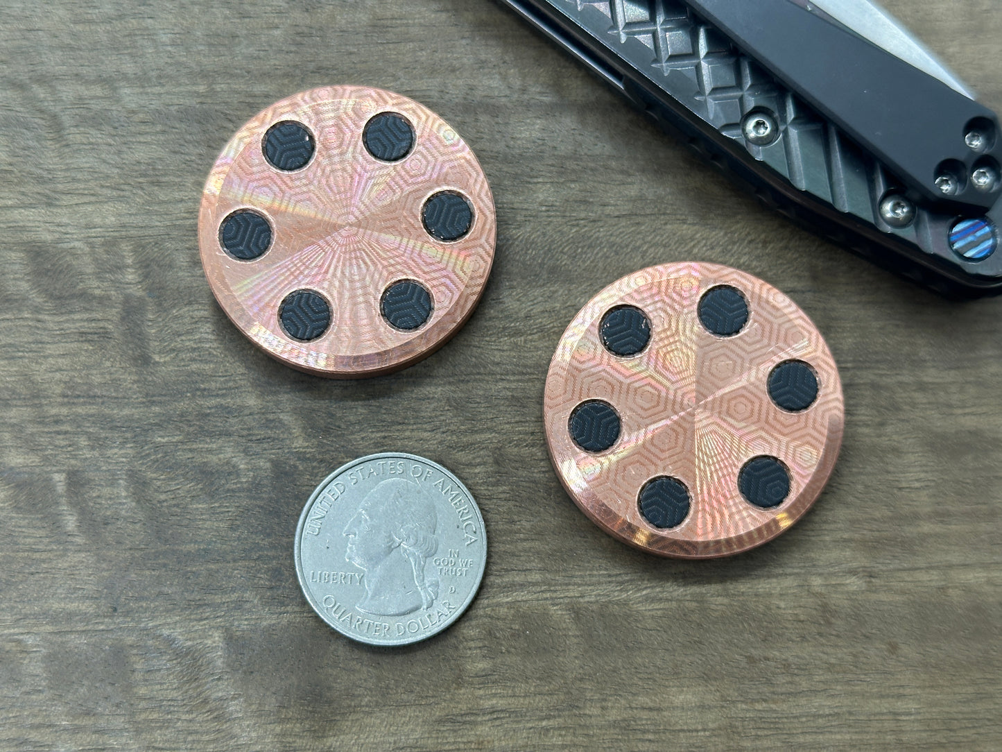 ORBITER Copper Haptic Coins Fidget