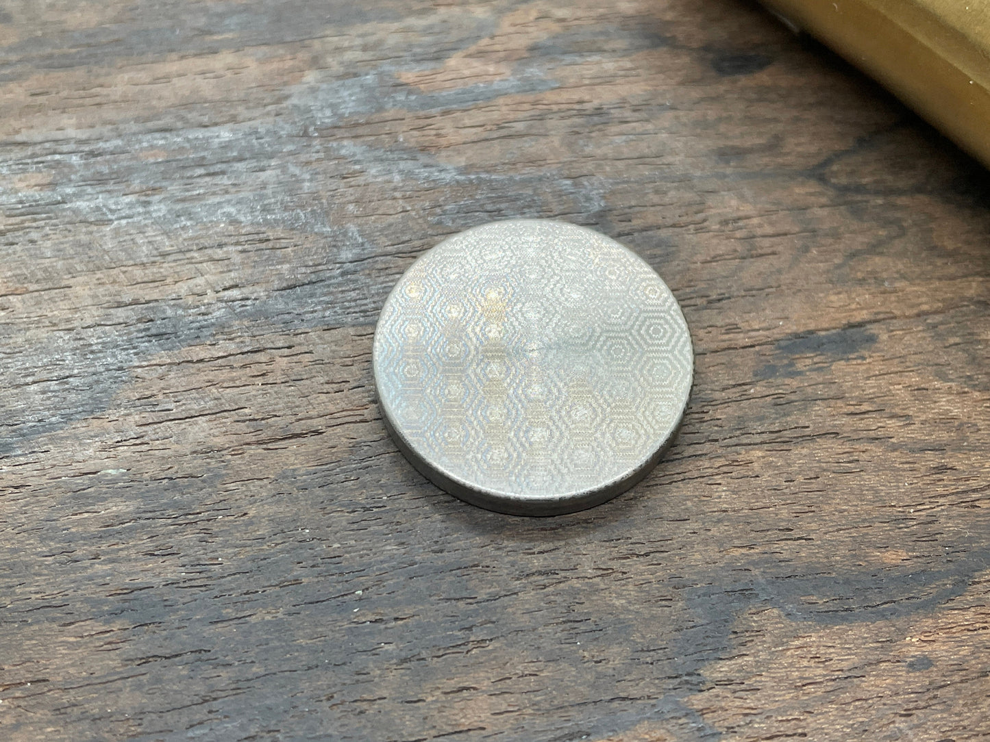 Deep engraved LIBRA Zodiac Titanium Coin for Billetspin Gambit