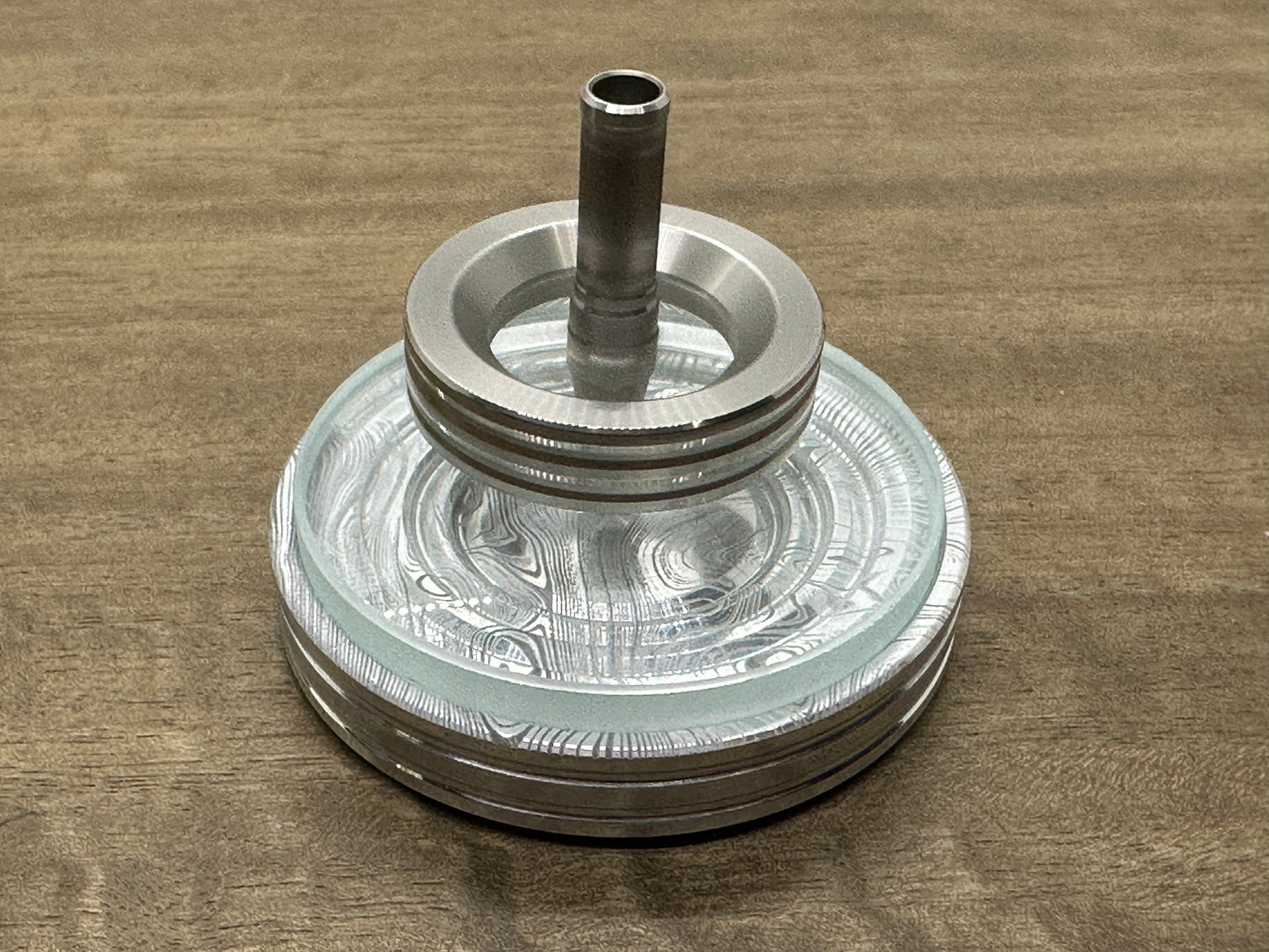 Dama TWIST Aerospace grade Aluminum Spin base for Spinning Tops & Coins