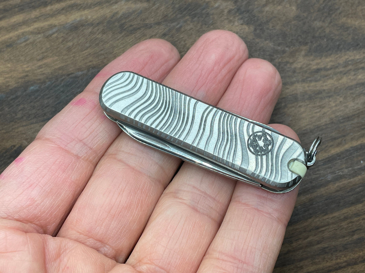 BESKAR Mandalorian 58mm Titanium Scales for Swiss Army SAK