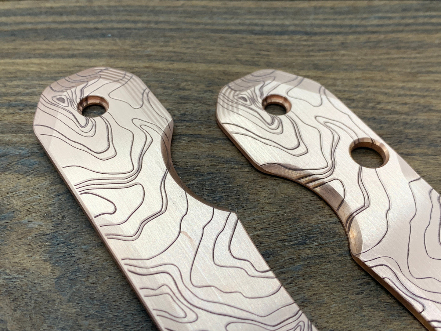 TOPO Copper Scales for Spyderco SMOCK