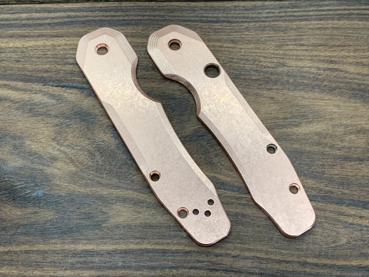 STONE Washed Copper Scales for Spyderco SMOCK