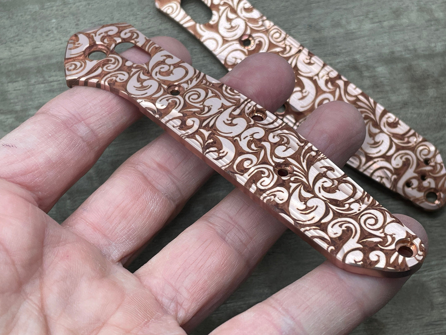 VICTORIA Copper Scales for Benchmade 940 Osborne