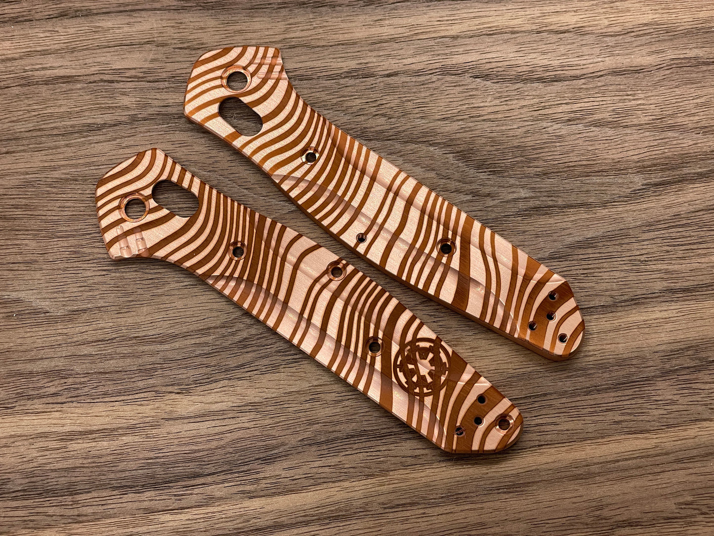 Beskar Mandalorian Copper Scales for Benchmade 940 Osborne