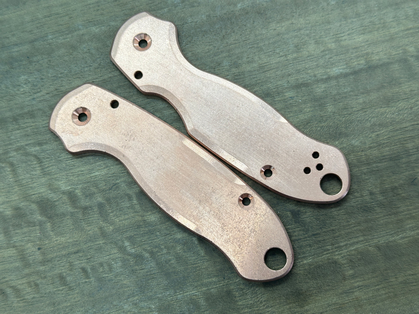 TUMBLED Copper Scales for Spyderco Para 3