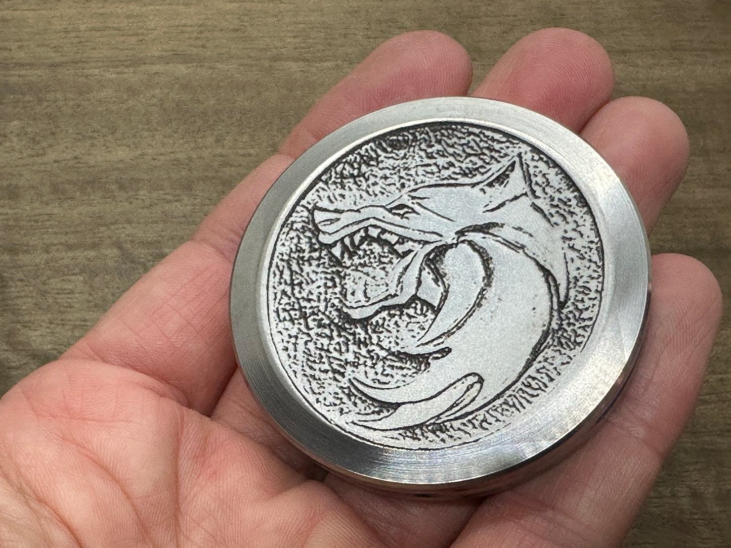 4 sizes The WITCHER Titanium Worry Coin Medallion Geralt of Rivia Medallion