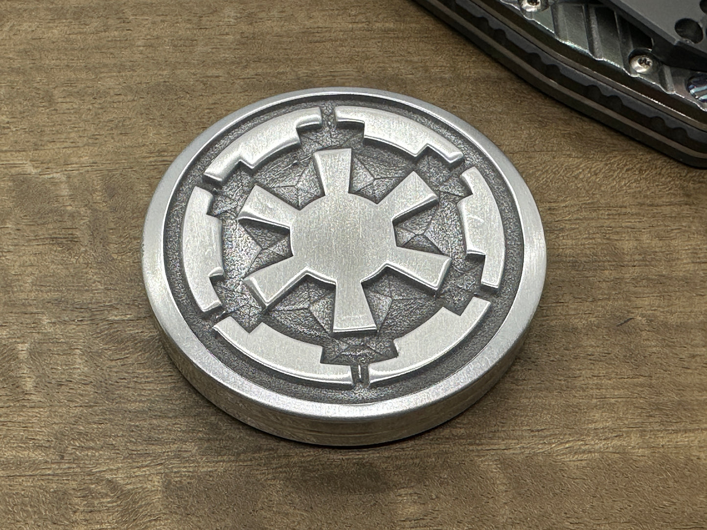 4 sizes REBEL Alliance Deep engraved IMPERIAL Galactic Aluminum Worry Coin