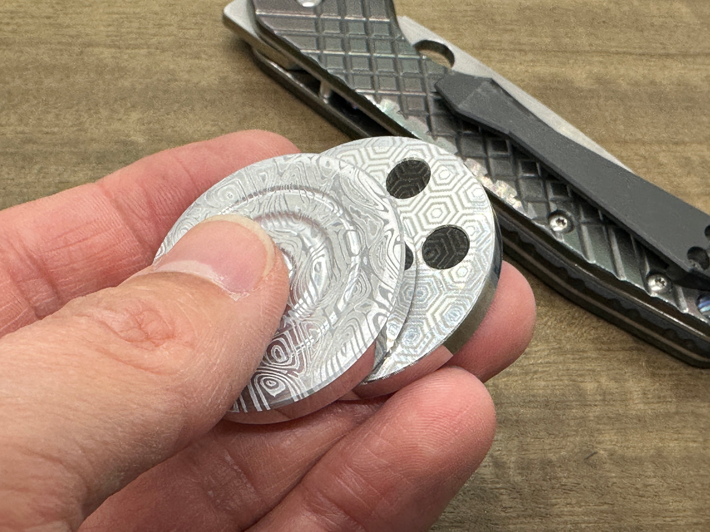 Dama AEGR Parallel position Magnets ORBITER Aluminum Haptic Coins Slider Fidget