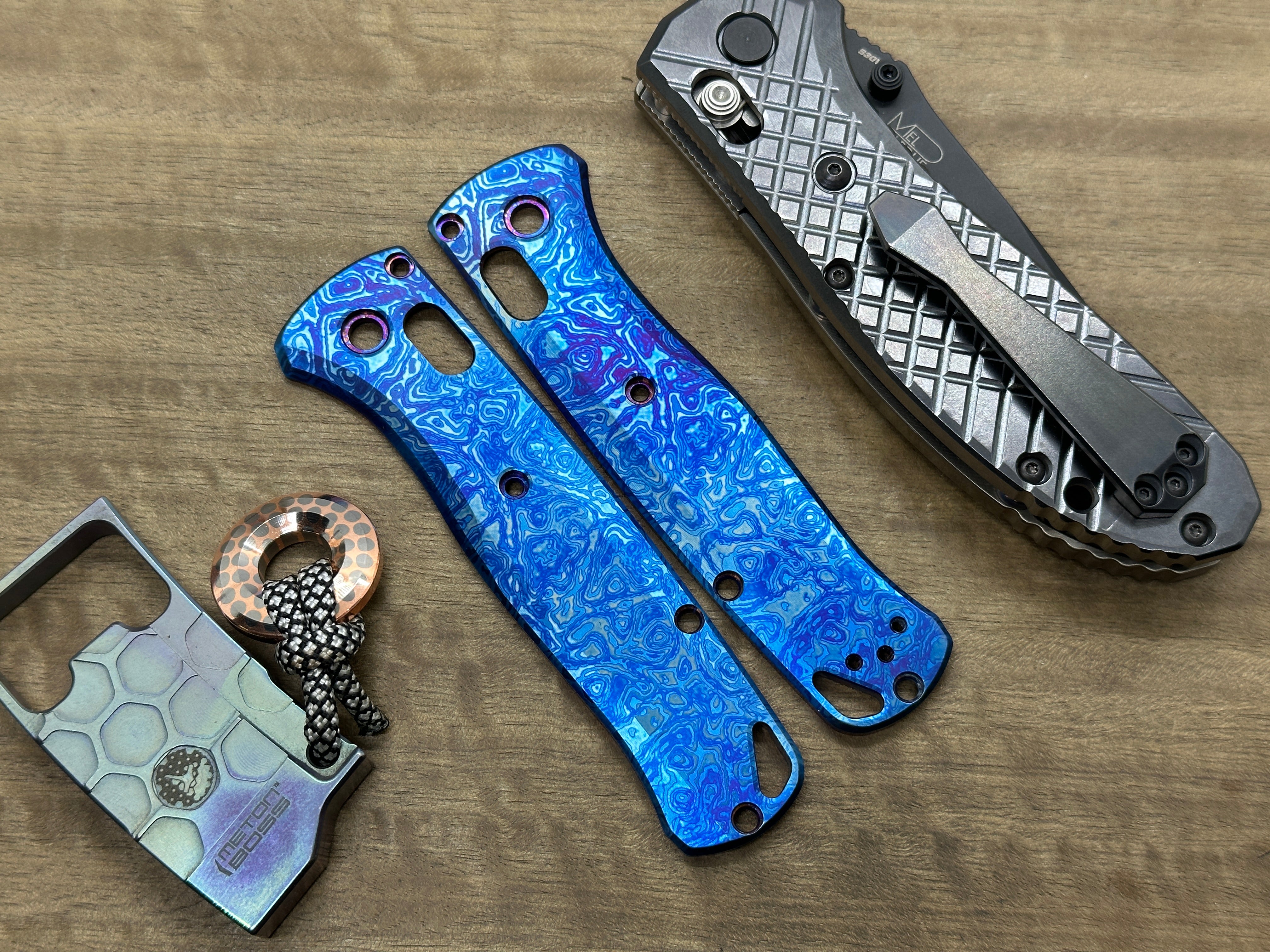 REPTILIAN v2 Copper Custom Scales outlet for Benchmade Bugout 535 Folding Knife scales Pocket knife Handles EDC MetonBoss Every Day Carry Birthday