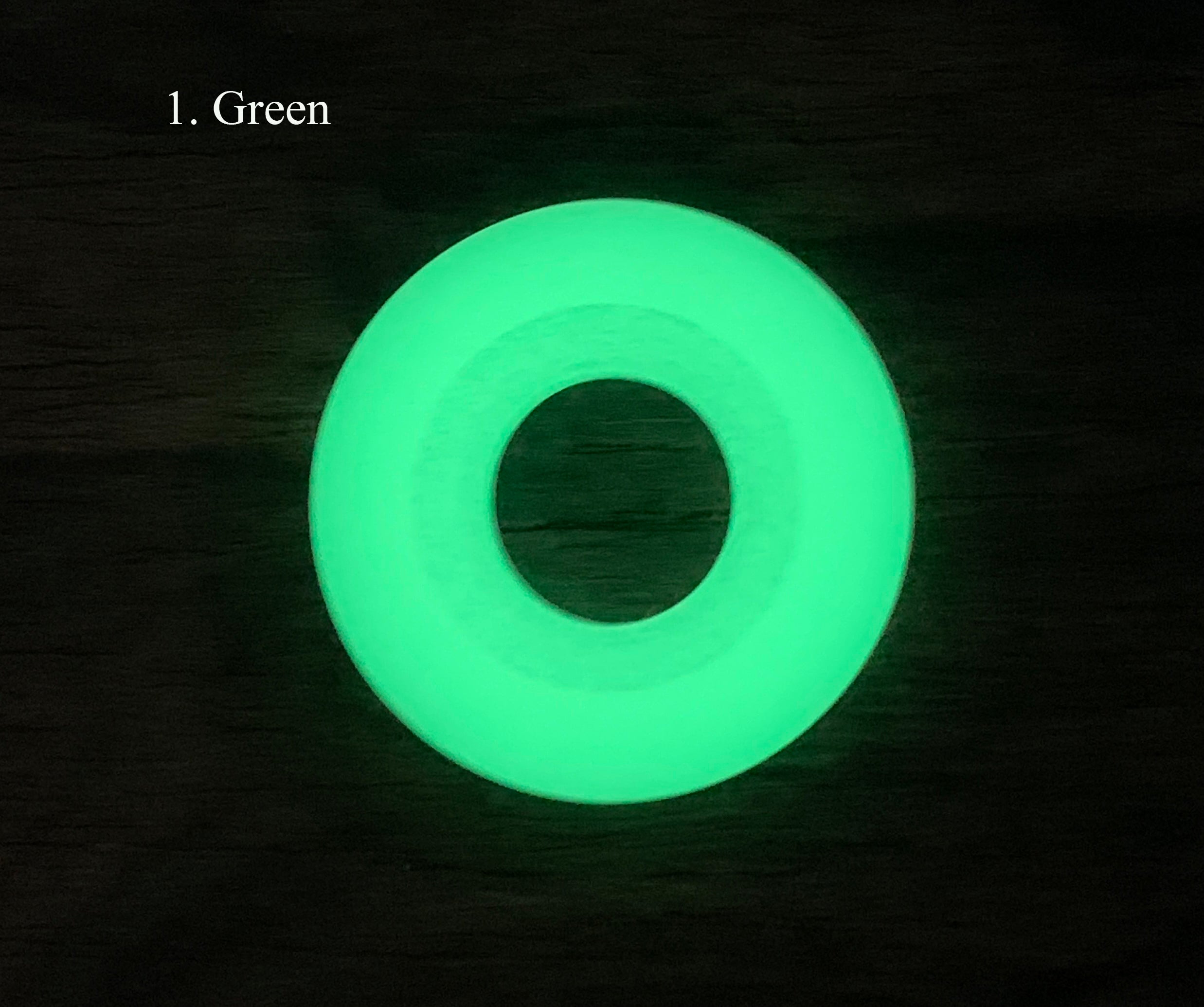 TurboGlow in the Dark Lanyard Bead keychain