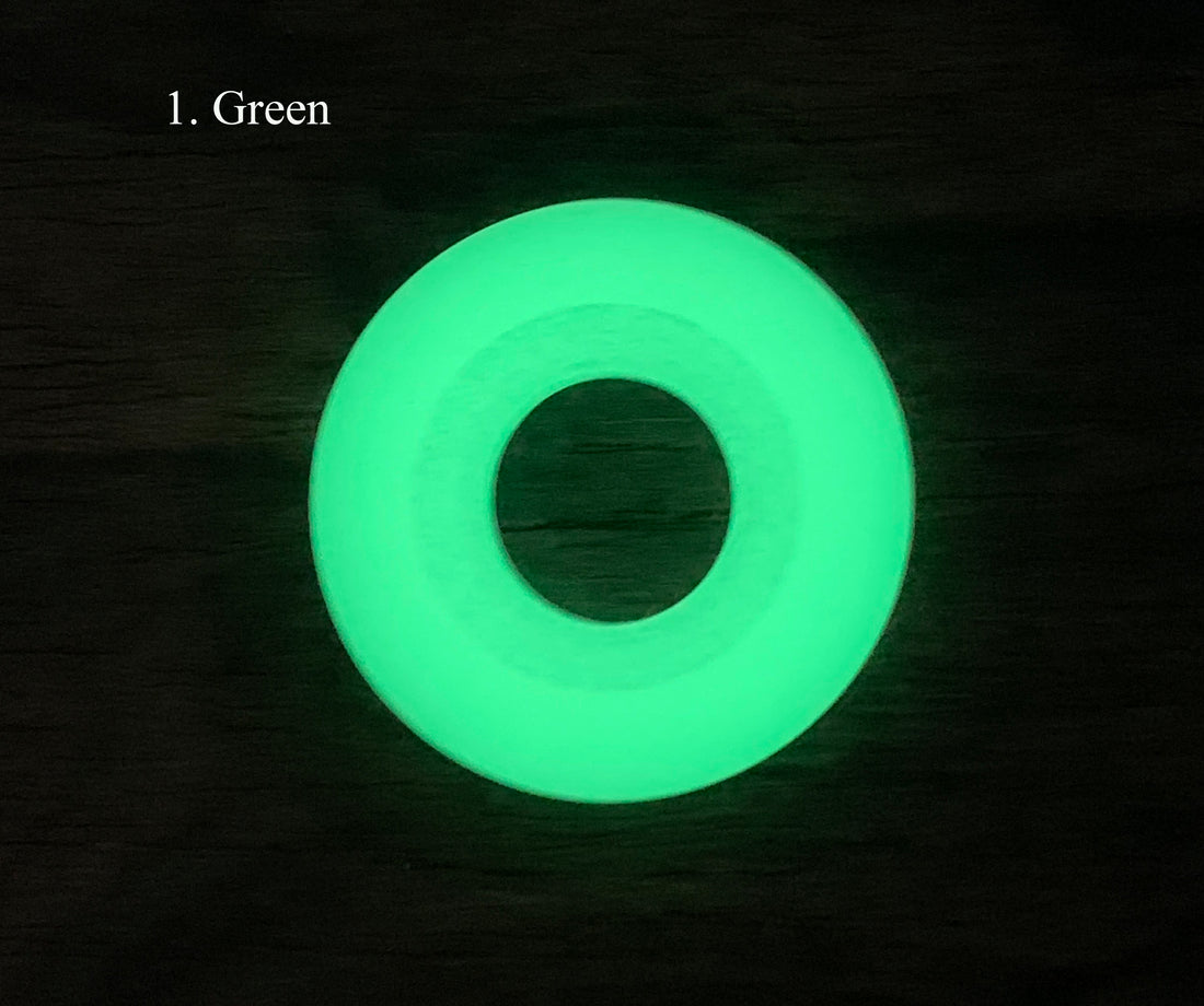 TurboGlow in the Dark Lanyard Bead keychain