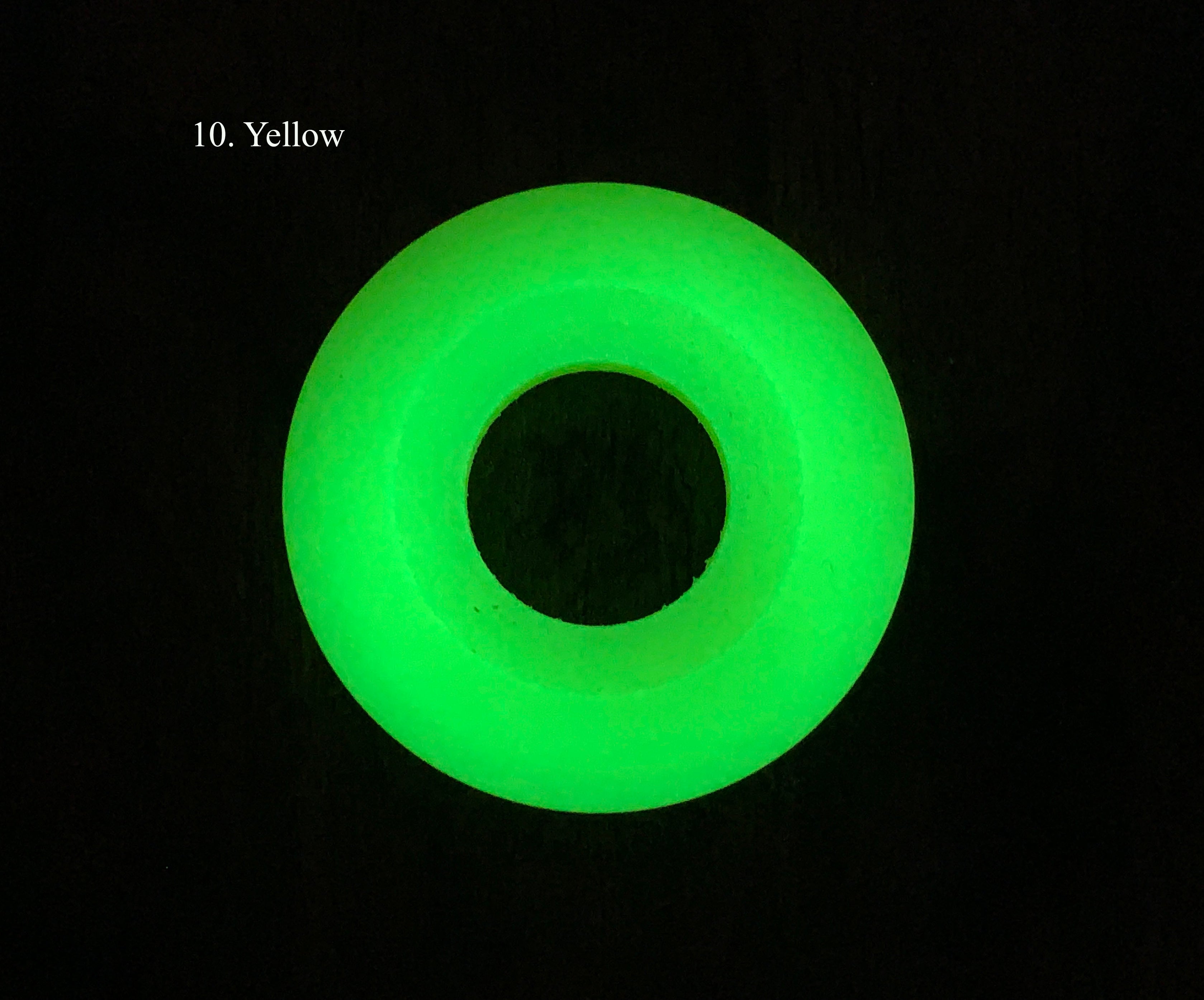 TurboGlow in the Dark Lanyard Bead keychain