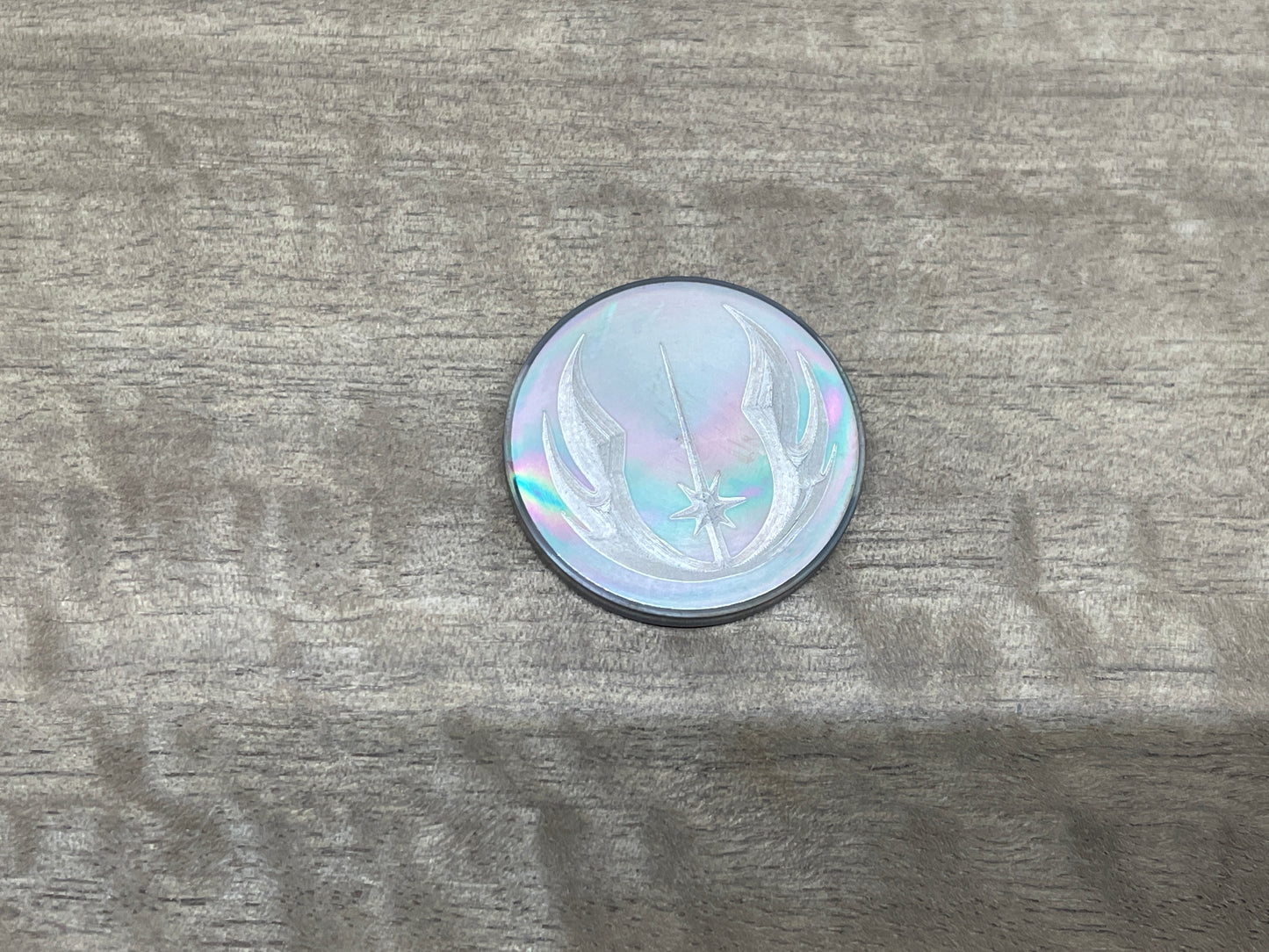 Dark-Ti JEDI Titanium Coin for Billetspin GAMBIT