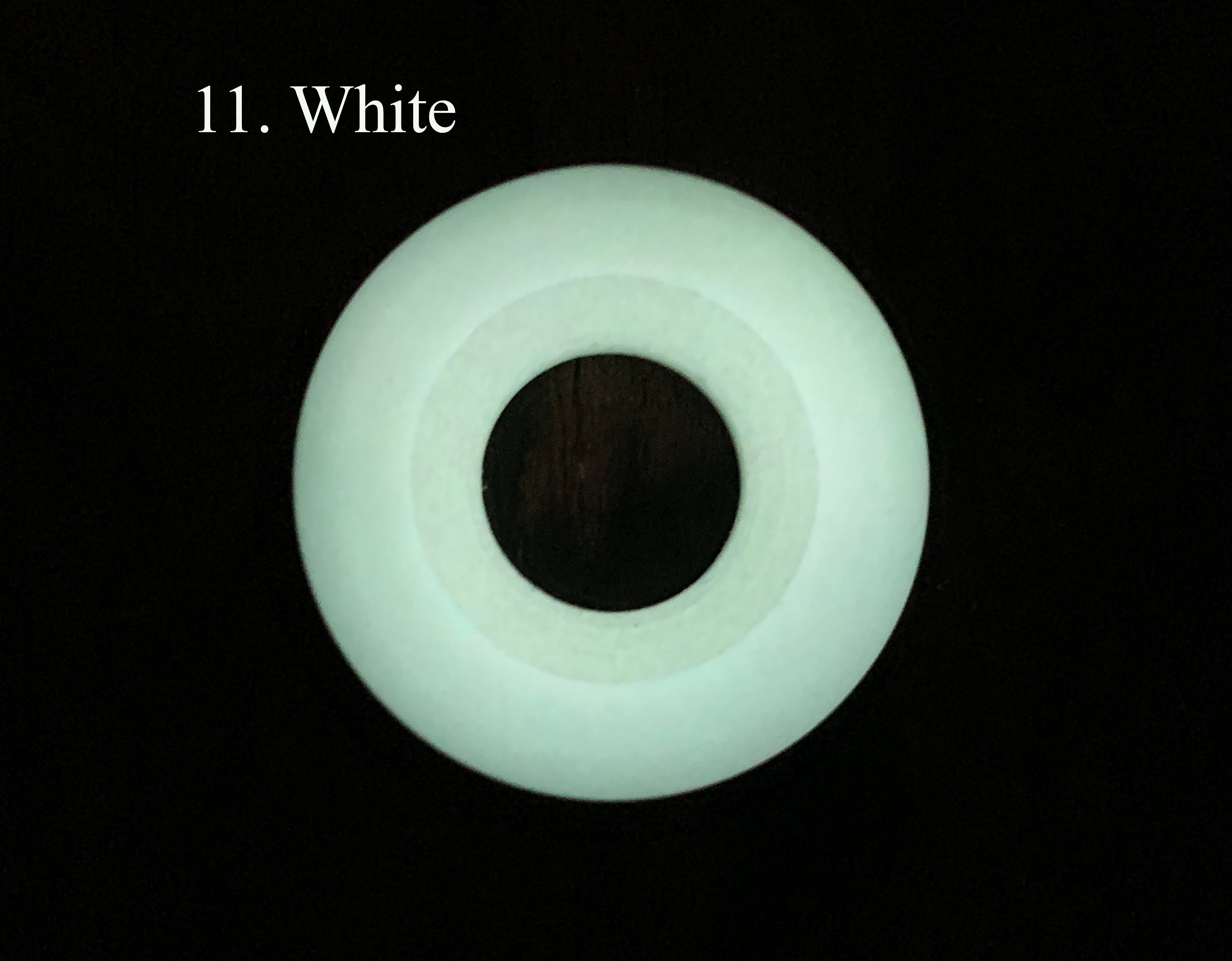 TurboGlow in the Dark Lanyard Bead keychain