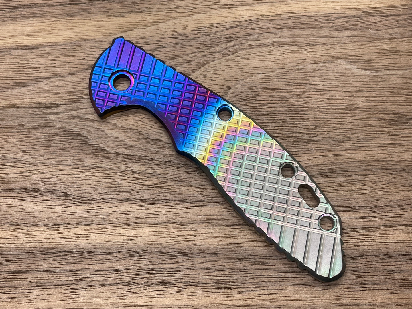 Flamed FRAG machined Titanium scale for XM-18 3.5 Hinderer