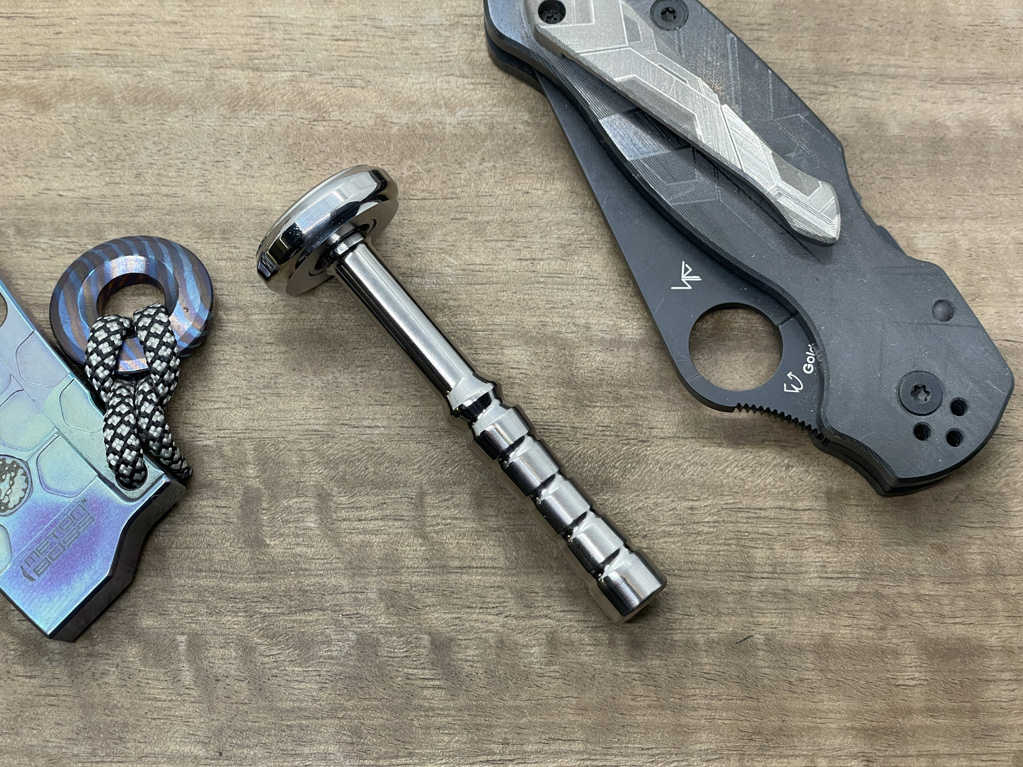 FIDGET-Stick Polished Titanium EDC Fidget