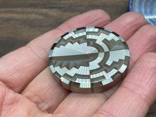 STROBE effects Titanium Spinning Worry Coin Spinning Top