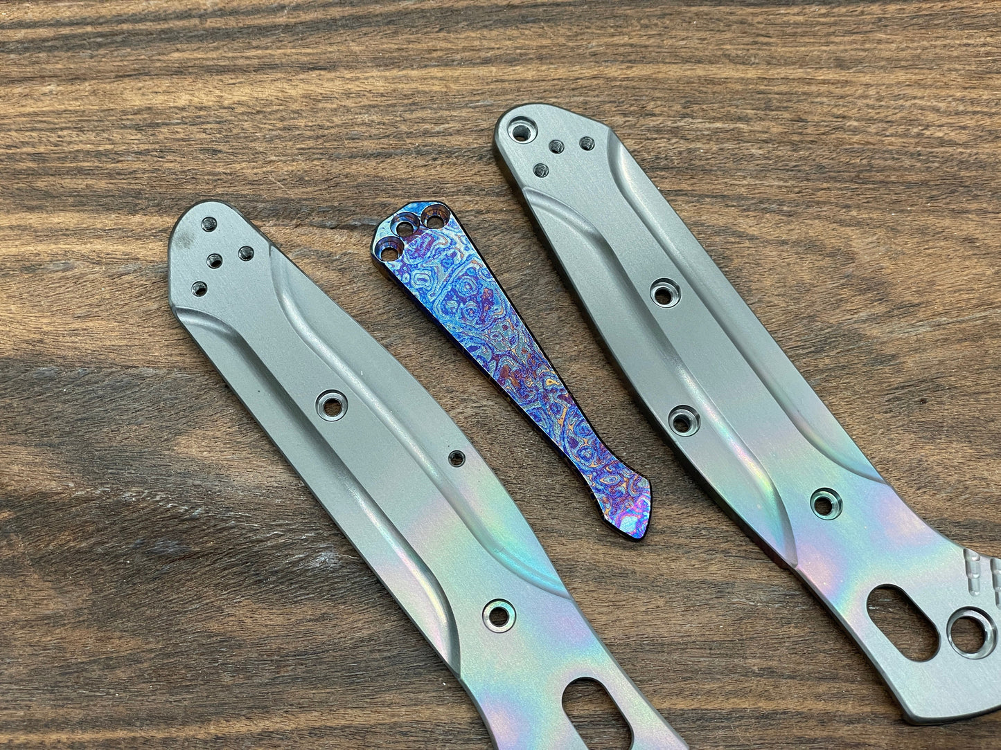 ALIEN heat ano engraved SPIDY Titanium CLIP for most Benchmade models