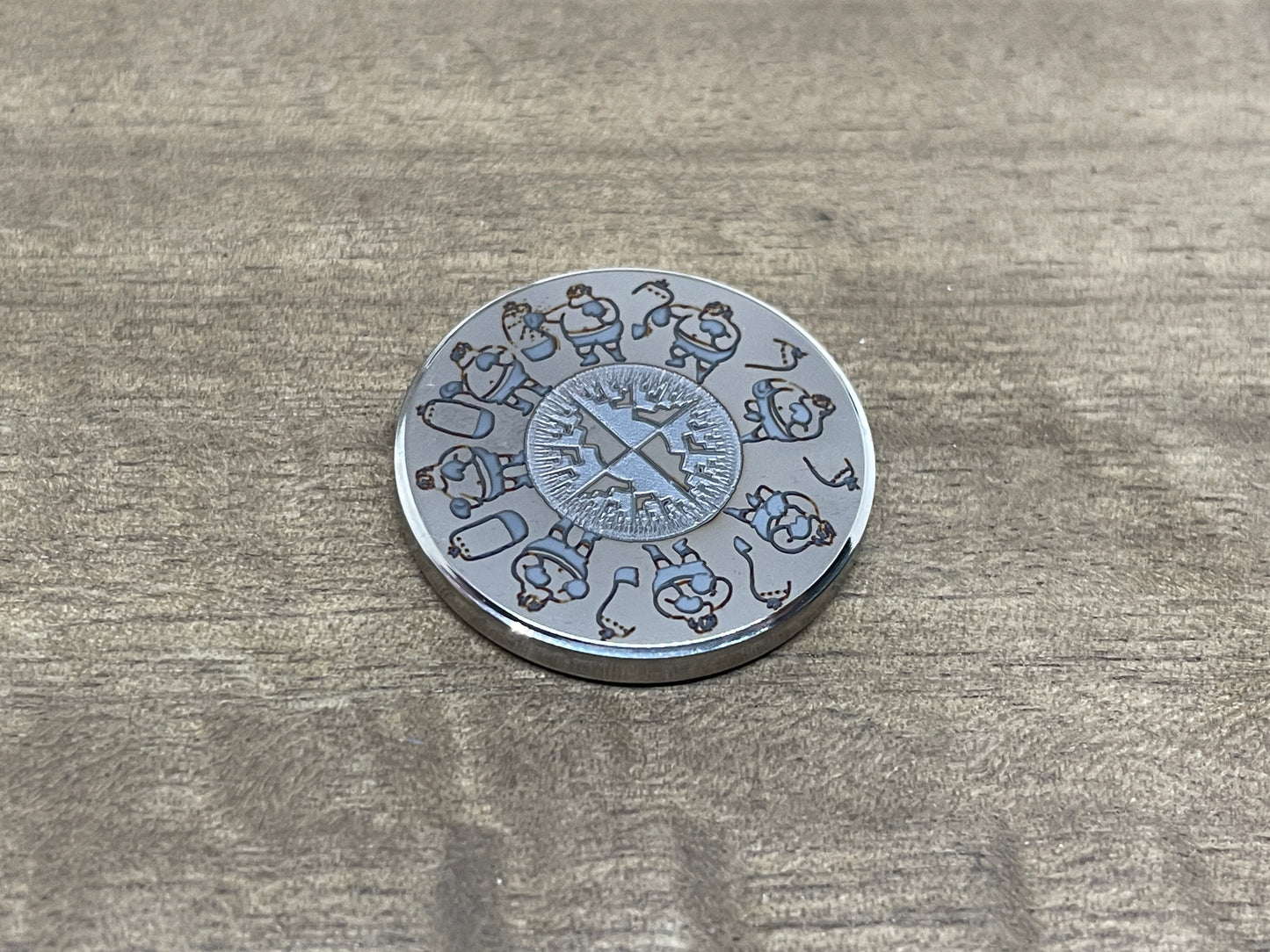 BOXER Titanium Coin for Billetspin GAMBIT