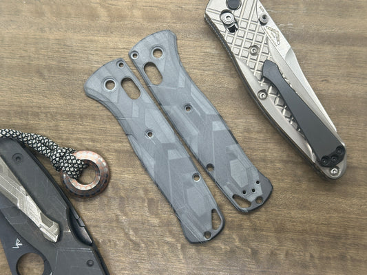 Black Zirconium FALCON engraved Scales for Benchmade Bugout 535